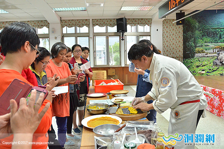 吉安鄉公所推廣有機食材作中式點心