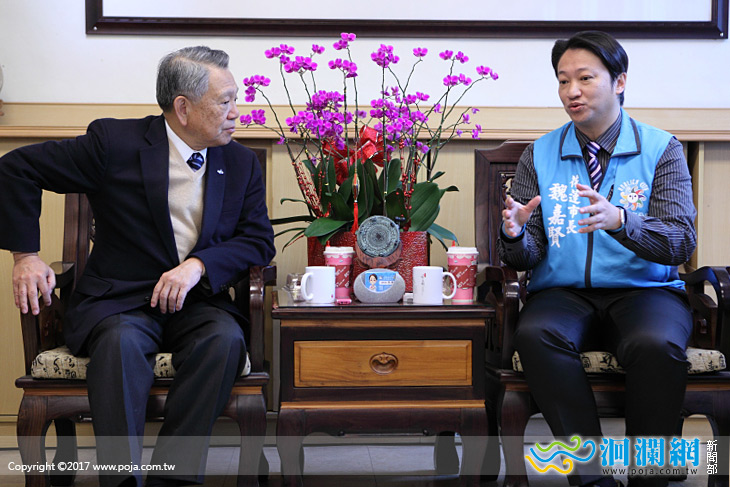 魏嘉賢推動長照政策，詹啟賢肯定施政作為