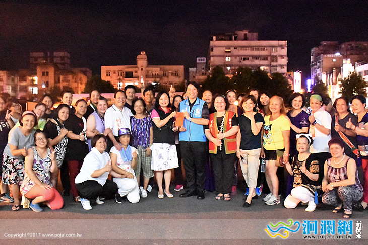 豐年節大會舞團練，魏市長前往慰勞族人