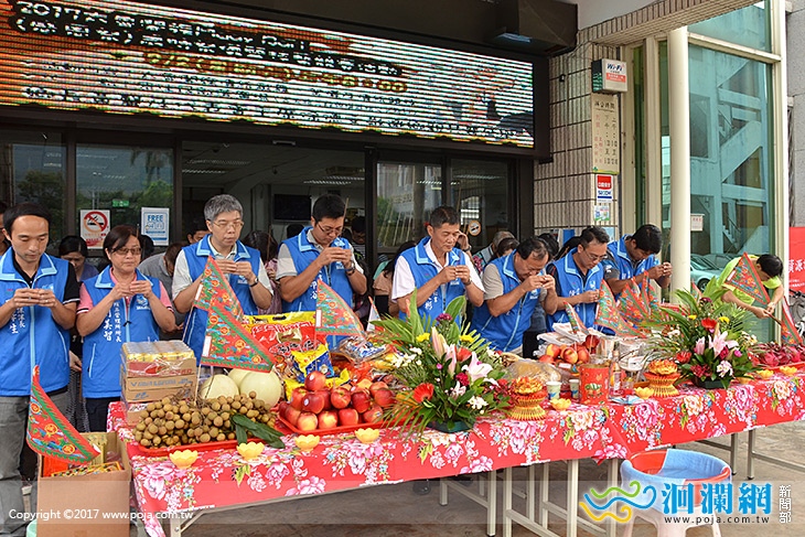 吉安鄉公所中元普渡，環保不燒金