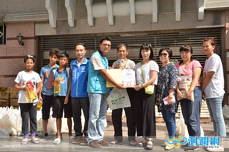 私立長育社會福利慈善基金會贈米助吉安弱勢