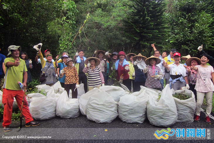 林田山森榮社區合作清除社區綠癌