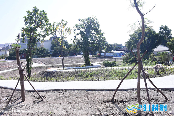 介壽眷村社區新花園完成中