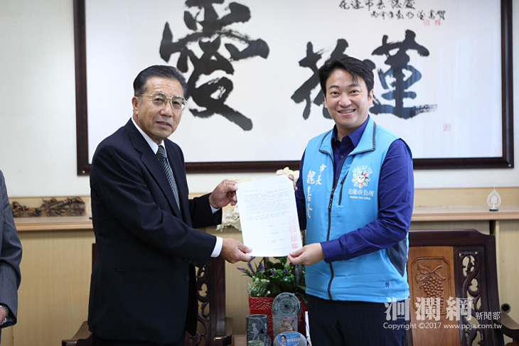 盛岡市特使來訪，邀魏市長明年出席盛岡山車60周年