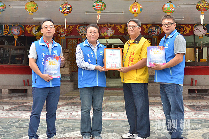 勝安宮響應吉安鄉公所認養100盞路燈