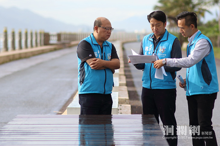 北濱外環道採光井玻璃易遭外力破壞市公所爭取經