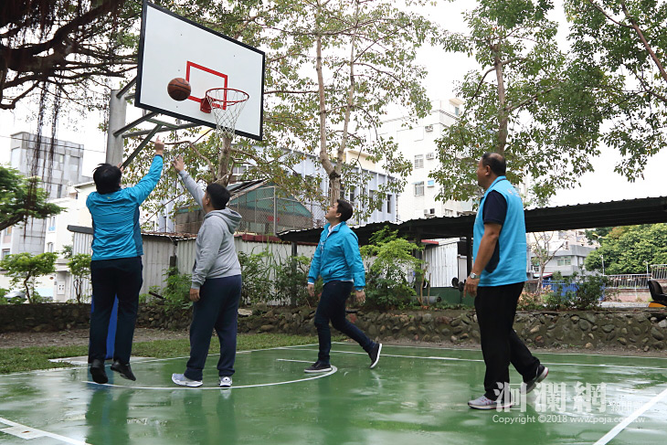 中琉公園改善，新增練習型籃球場
