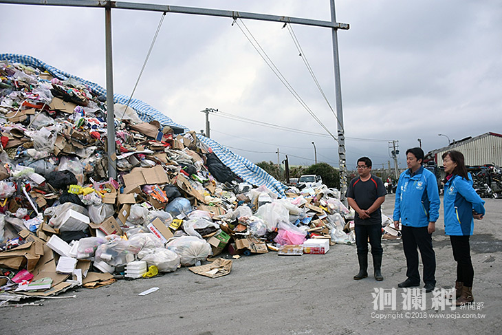 地震災後影響，花蓮市垃圾量倍增
