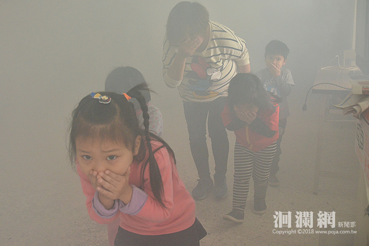 吉安鄉幼消防演習，加強逃生知識