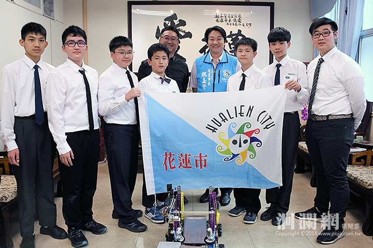 花蓮隊下月赴美參加世界機器人大賽，魏市長盼為台