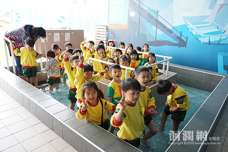 市幼校外教學小班幼兒認識海洋深層水