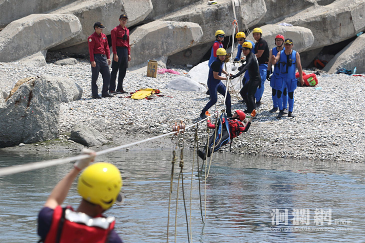 吉安鄉防汛演習獲肯定，逼真演練不馬虎