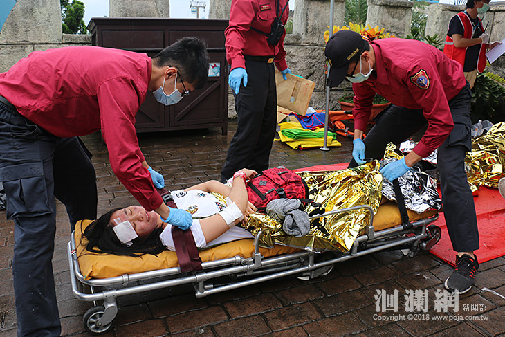 海洋公園防災演練，提供遊客安全遊樂環境