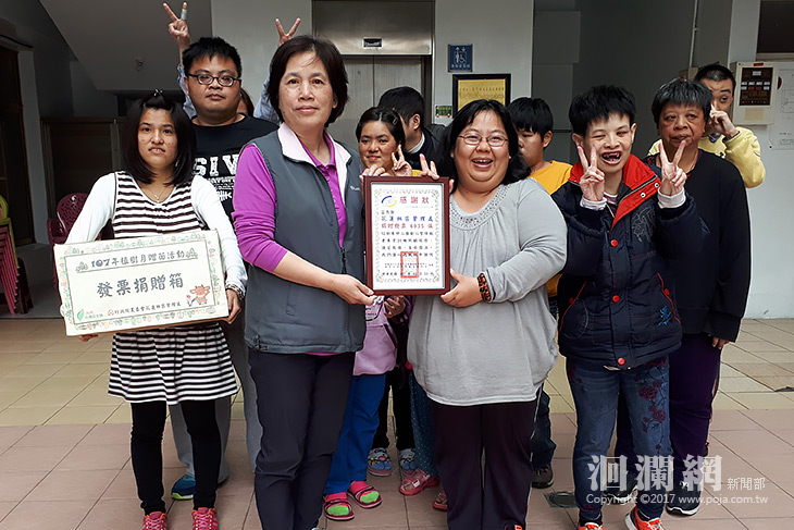 苗木轉化愛心，贈苗募集發票轉送花蓮4處社福團體