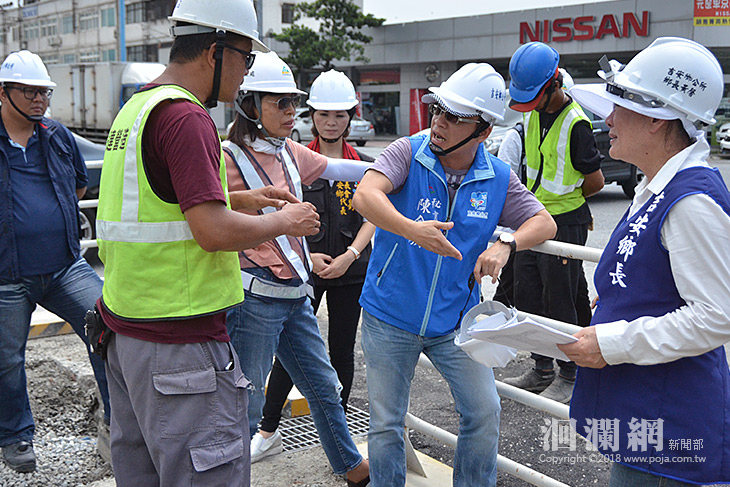 推動友善環境，中原路拓寬工程107年底完工