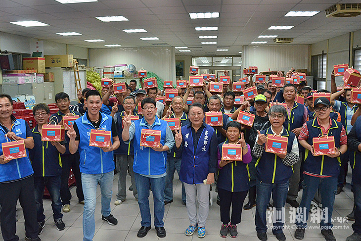 端午節前夕，黃馨前往清潔隊慰問