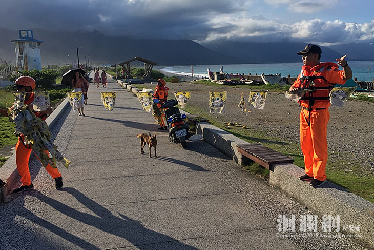 瑪莉亞颱風襲捲北台灣，海巡單位嚴陣以待