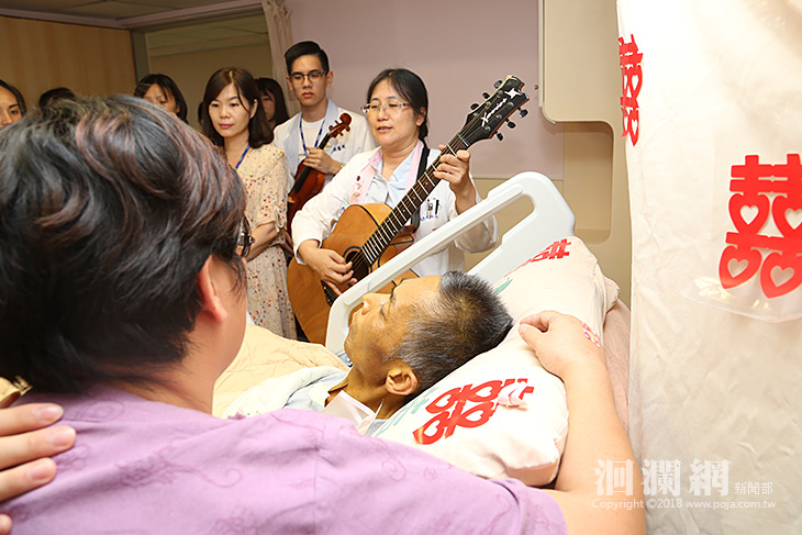 癌末男病房完婚圓夢，安心離世