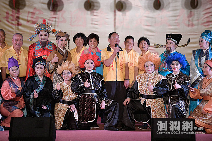 勝安宮歌仔戲演出，演出精采