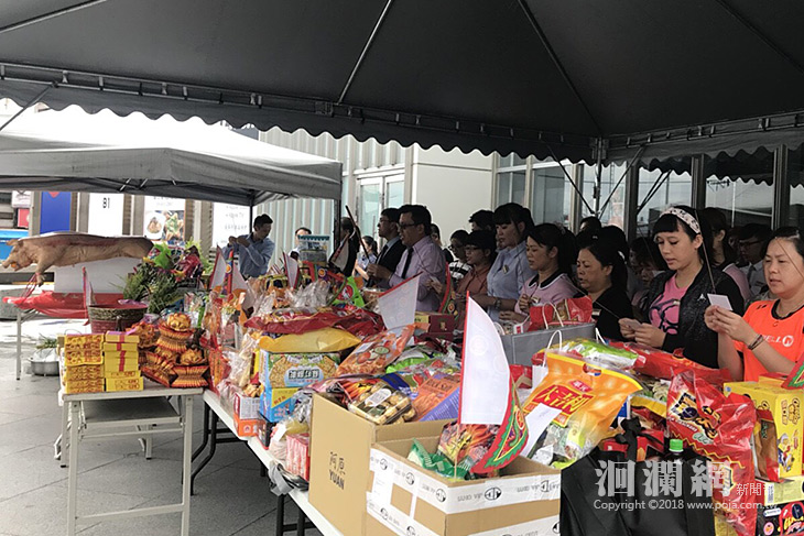 遠東百貨中元普渡持續多年將牲禮捐贈弱勢