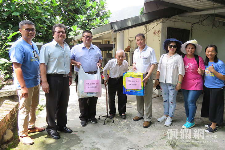 鴻德愛心基金會與門諾基金會中秋節溫馨訪視