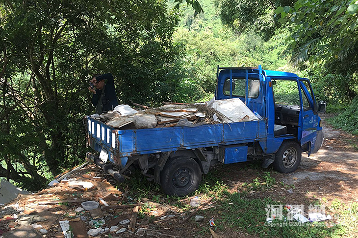 太可惡!!違法傾倒廢棄物遭逮