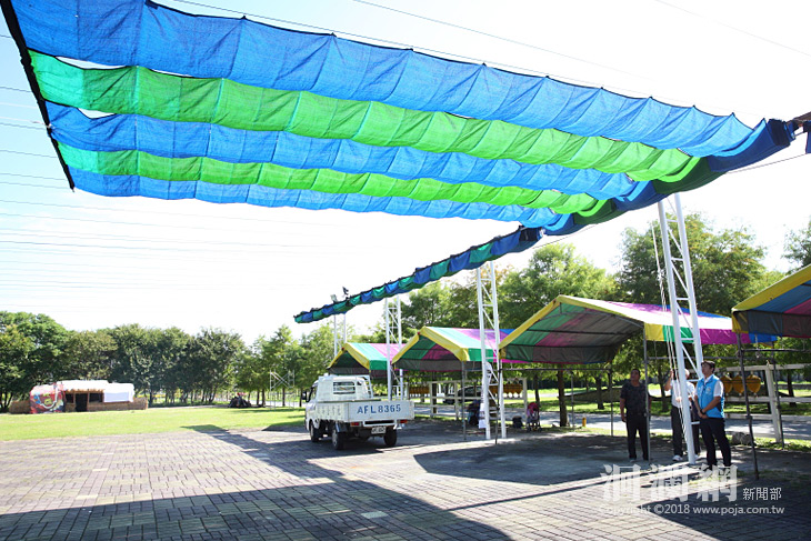國福里祭祀廣場遮陽棚修繕完工