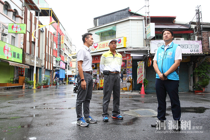 逐步汰換照明設施，南京街新設景觀造型路燈