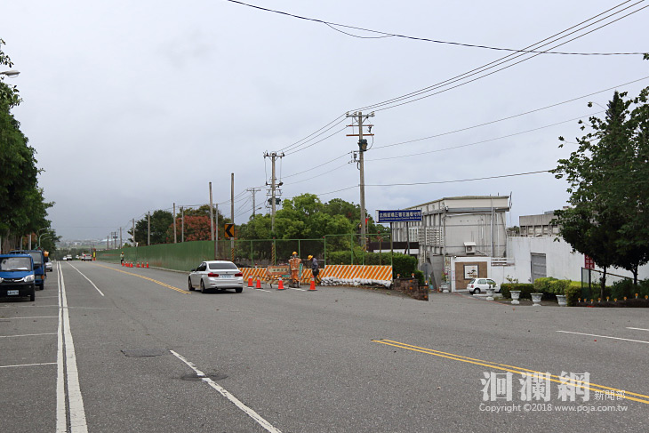 新興路拓寬工程，法務部看守所增闢出口