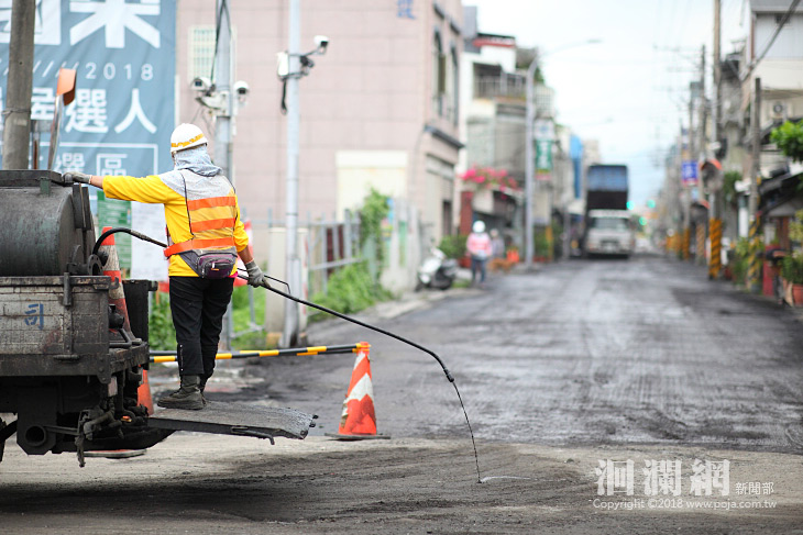 提升用路環境，花蓮市區多處道路刨鋪改善