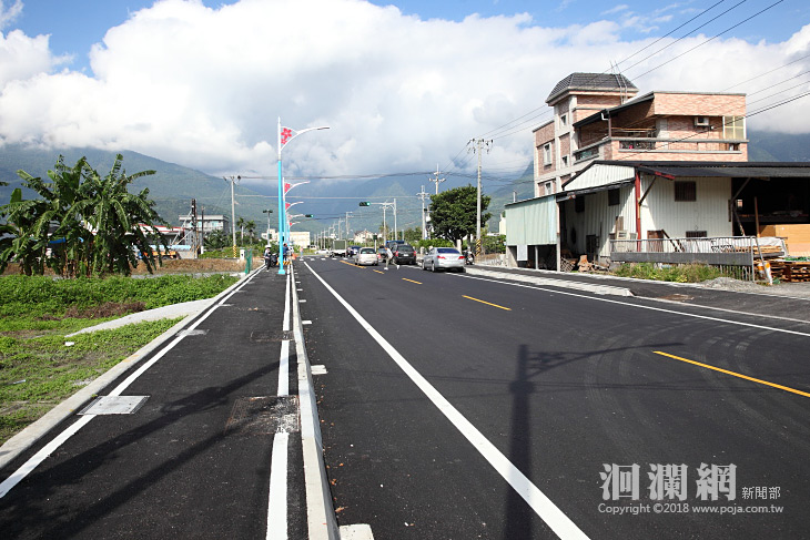 中原路拓寬成吉安鄉示範道路，共同管道溝維護通行