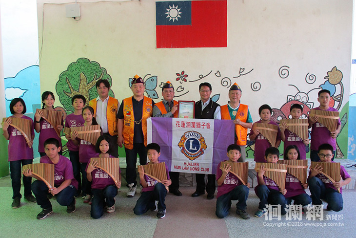 嘉里排笛笛確非凡-洄瀾獅子會捐贈排笛經費