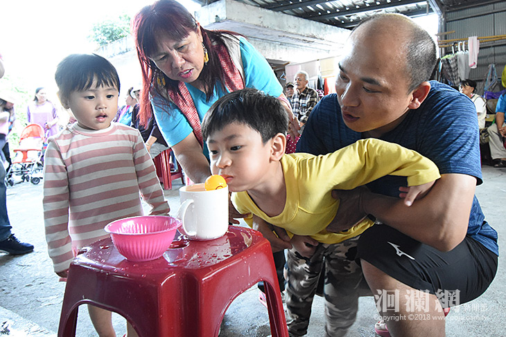 吉安太魯閣族親子教育，趣味競賽大小同樂