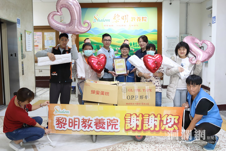 肉品批發公司為黎明教養院童加菜