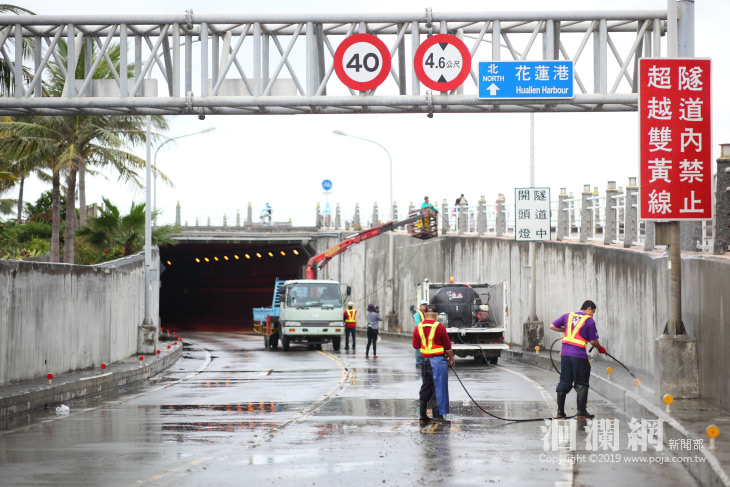 北濱外環道年度清洗作業即日起執行請用路人改道