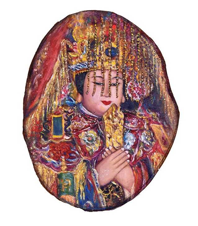 當油畫遇上木材摩里沙卡媽祖創作展