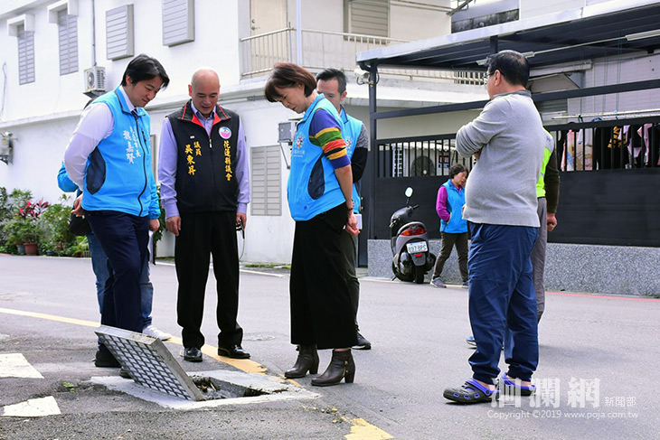 國民八街雨水下水道功能失效，魏嘉賢建請縣府協助