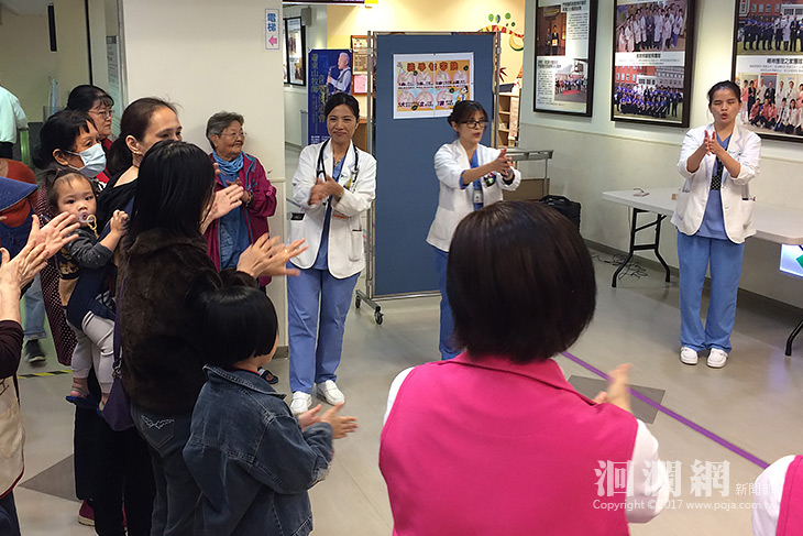 白衣天使教正確洗手，大小朋友洗手不馬虎