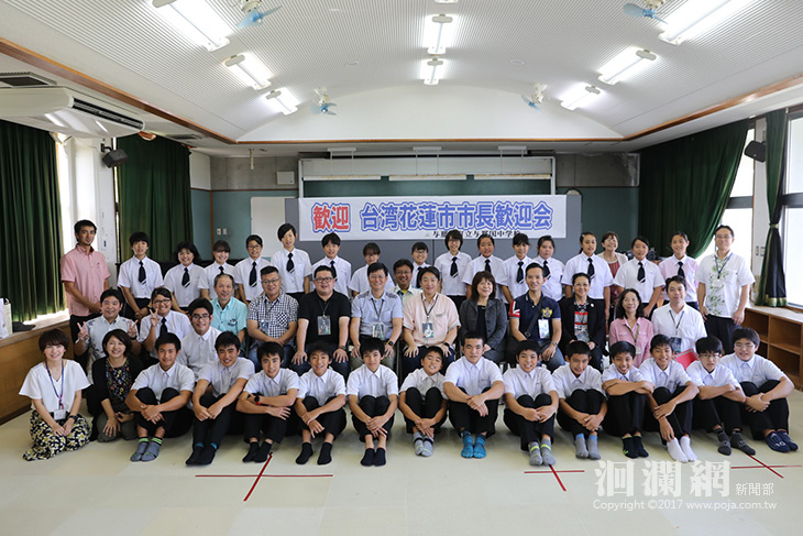 魏嘉賢參訪與那國中學校，肯定文化傳承向下紮根