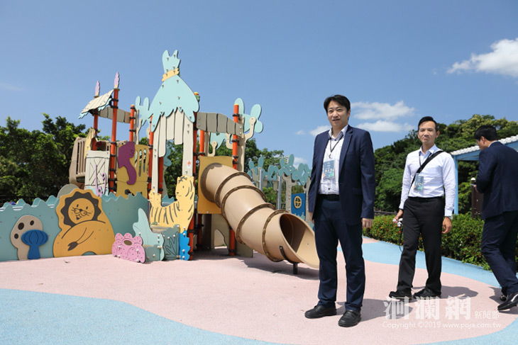 打造共融式公園，魏嘉賢抵達石垣市BANNA公園