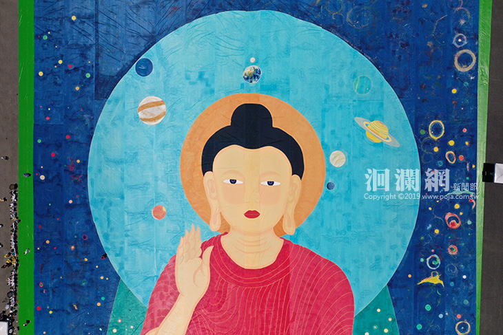 地球禪者洪啟嵩168公尺世紀大畫，金氏世界認證