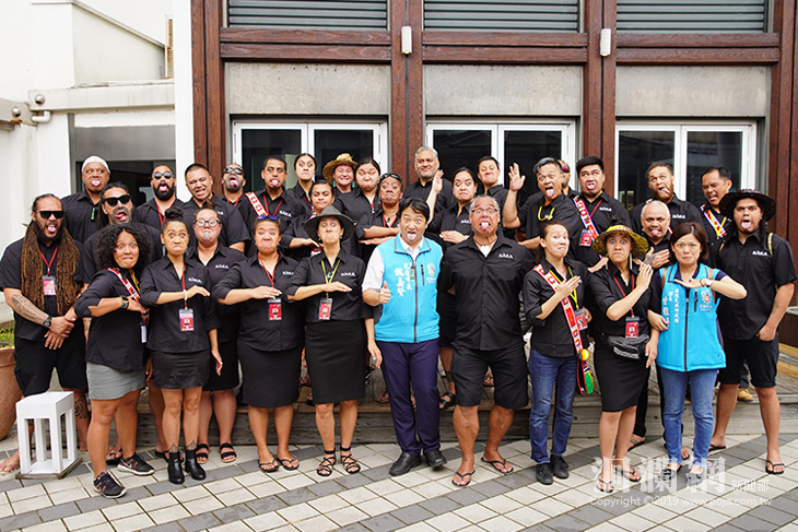 魏嘉賢邀請紐西蘭毛利族參加花蓮市原住民族日