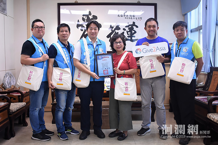 Give2Asia捐防災包魏嘉賢將在社區強化防災宣導