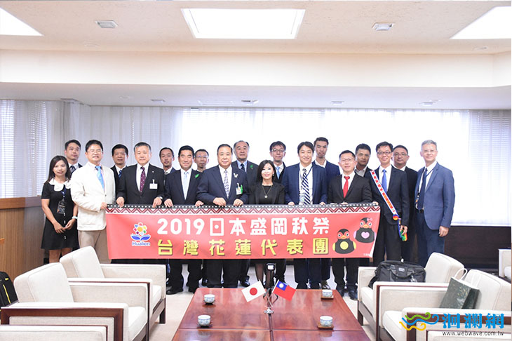 魏嘉賢拜會盛岡市長 為11月締盟友好城市雙方達