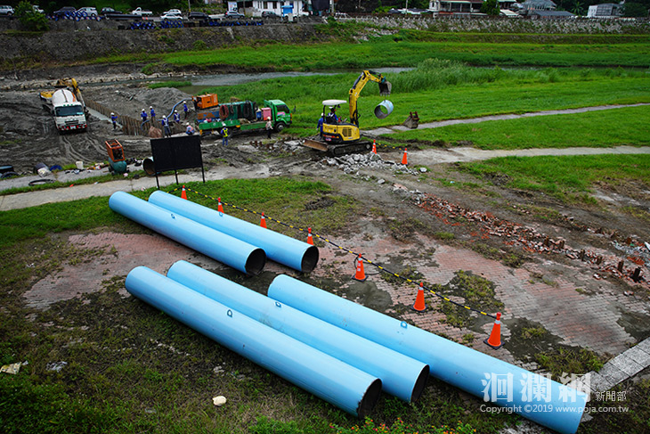 修繕尚志橋，民生自來水管線遷移完成12月開始施工