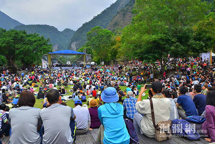 7000人在太魯閣臺地共賞峽谷天籟