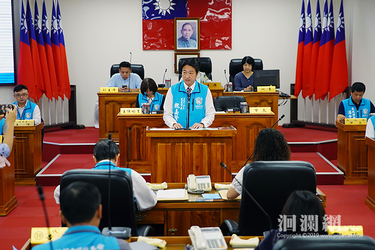 市代會定期會開議，魏嘉賢市長今天進行施政報告