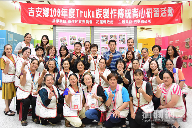 游淑貞身著傳統服飾參與感恩祭，開啟部落學習動機