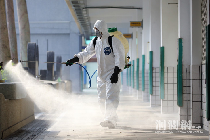 花蓮市加強防疫措施，開學前夕全面消毒高中職以下
