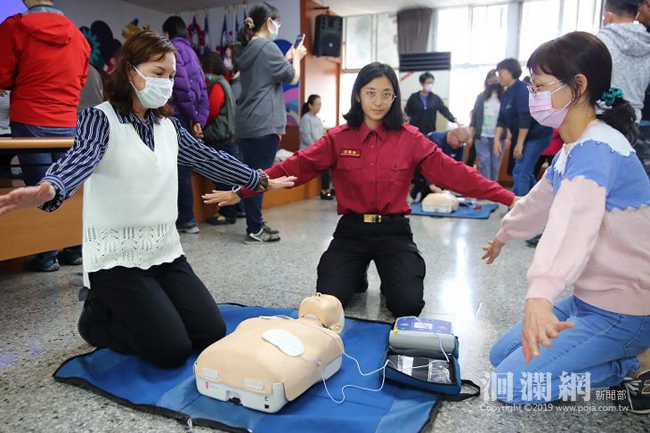 市公所辦CPR+AED課程，提升個人急救能力